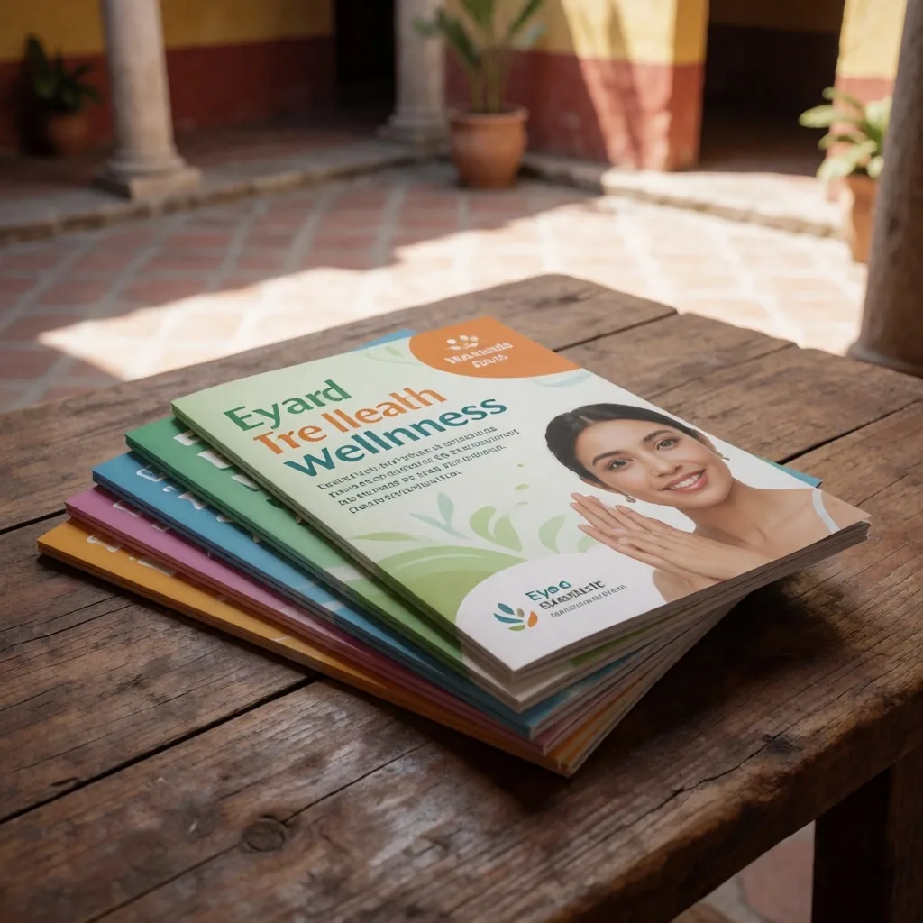 Pila de folletos educativos listos para distribuir en charlas
