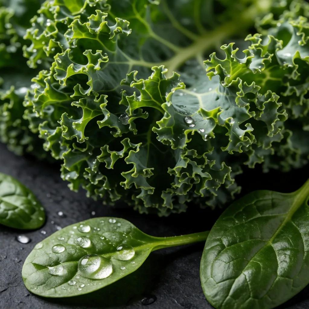 Hojas verdes frescas con gotas de agua